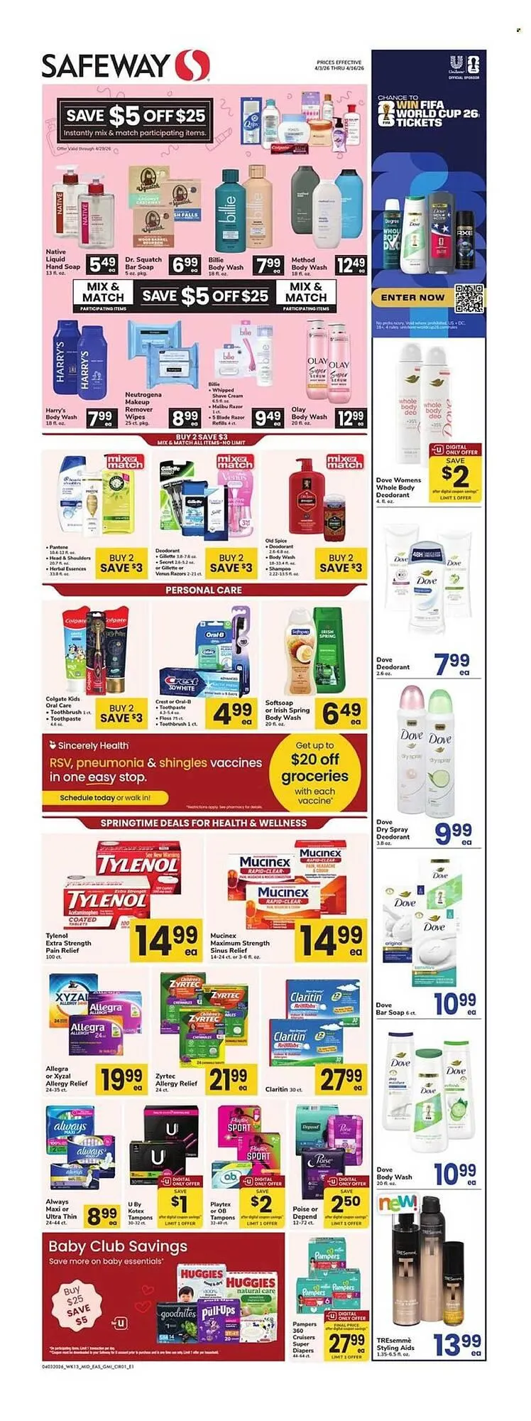 Weekly ad Safeway weekly ad from April 3 to April 16 2026 - Page 1