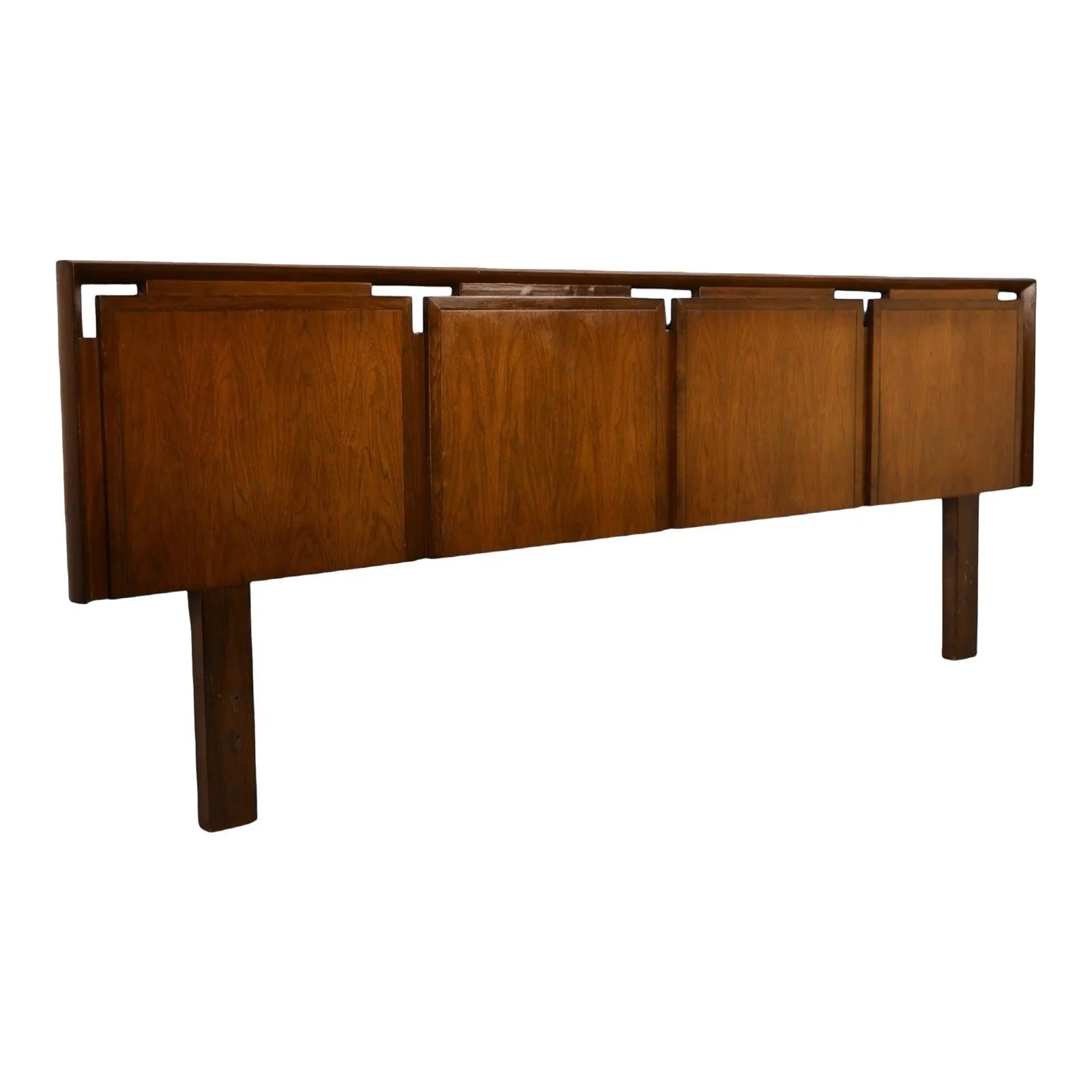 Helen Hobey Baker Vintage Mid Century Modern King Size Headboard C. 1960s