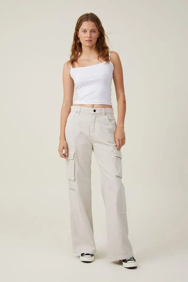 Cargo Wide Leg Jean