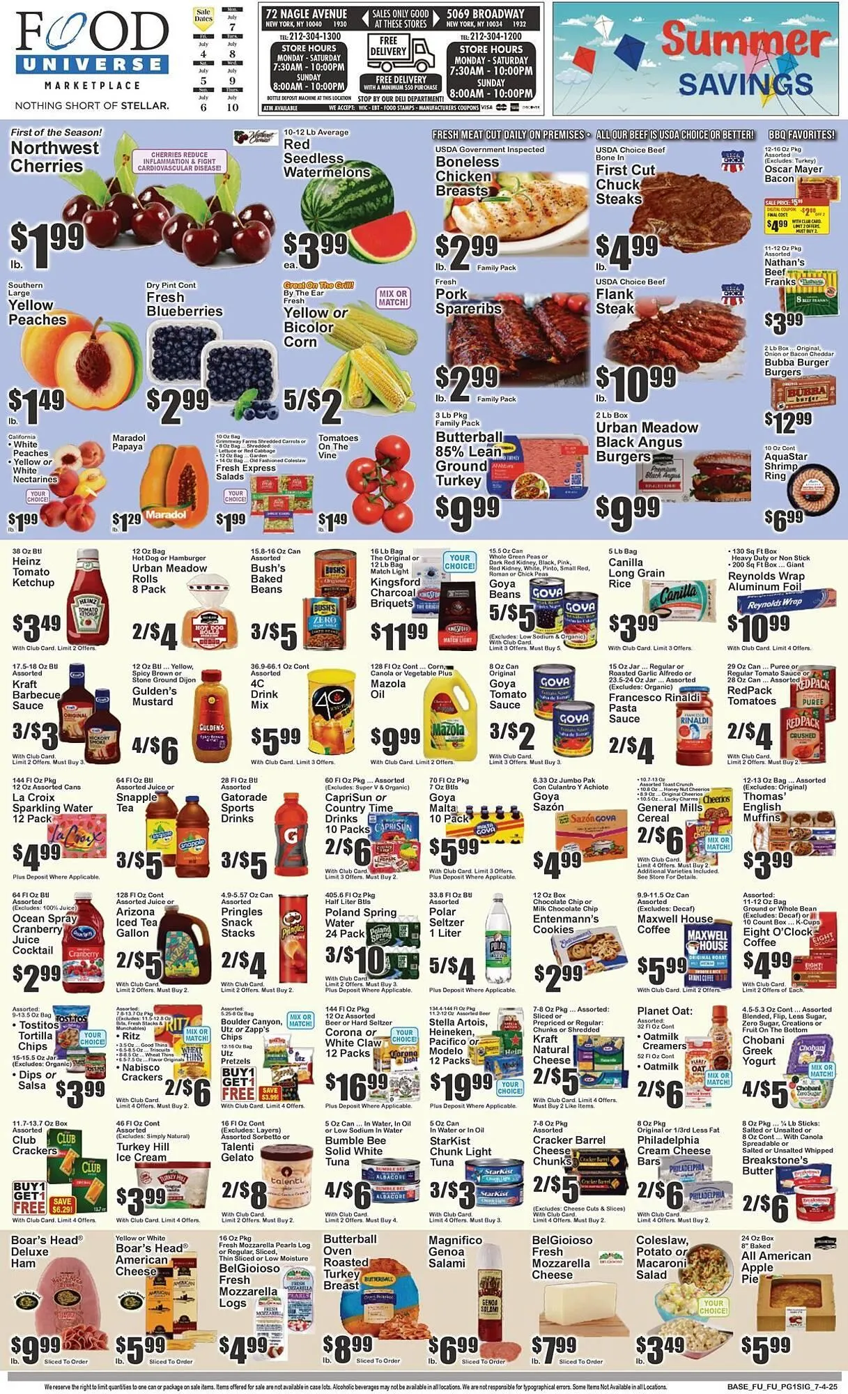 Food Universe Weekly Ad - 1