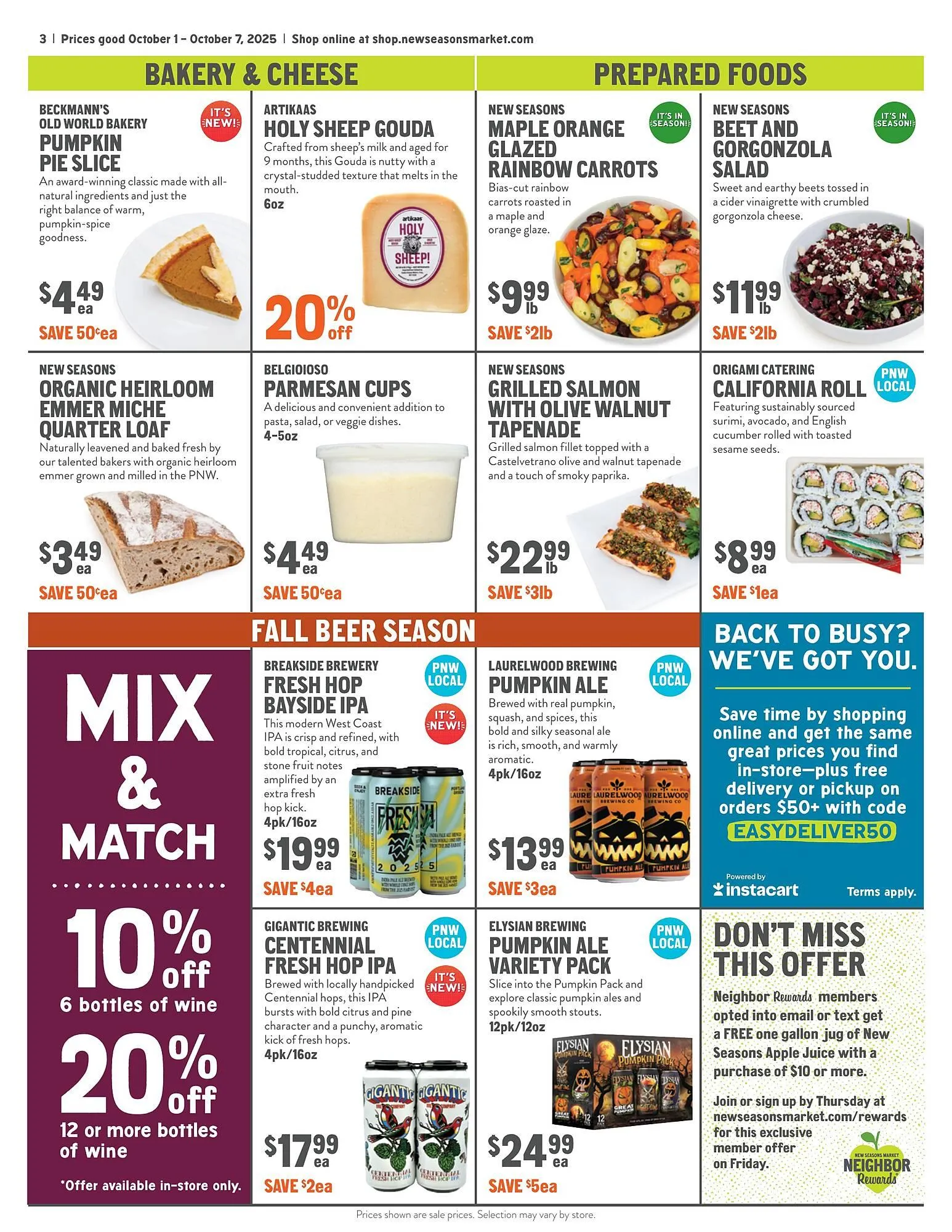 Weekly ad New Seasons Market weekly ad from October 1 to October 8 2025 - Page 3