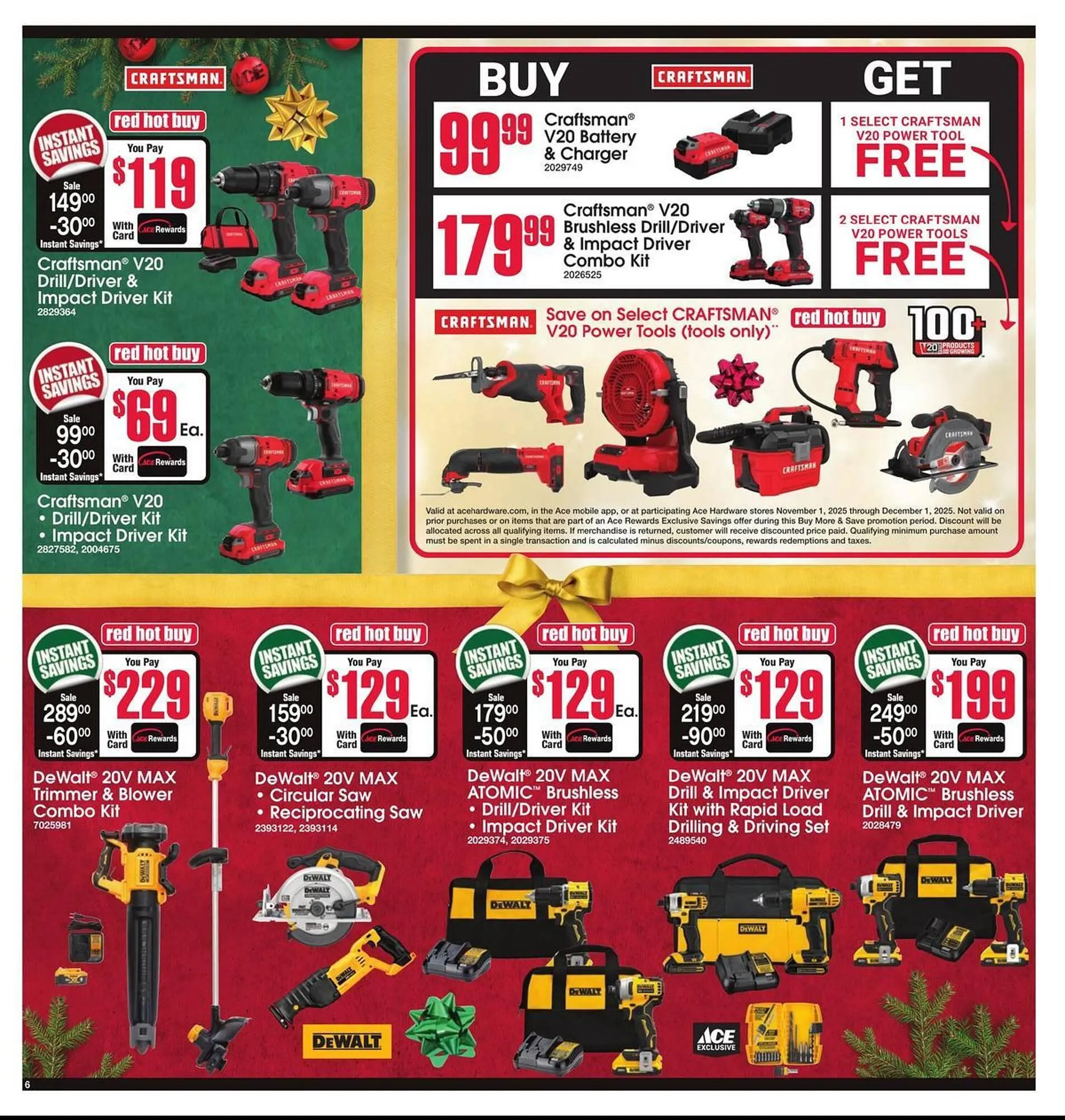 Weekly ad Ace Hardware flyer from November 19 to December 1 2025 - Page 6