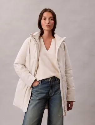 Mid-Length Parka Jacket