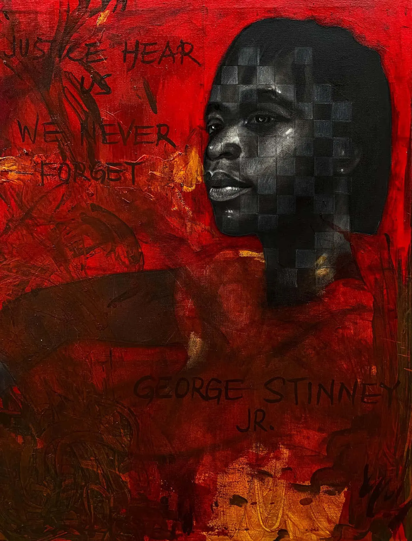 Weight They Cannot See 2(Memorial of George Stinney) -21st Century, Contemporary
