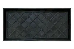 Multy Home™ Black 17" x 35" Manor Boot Tray