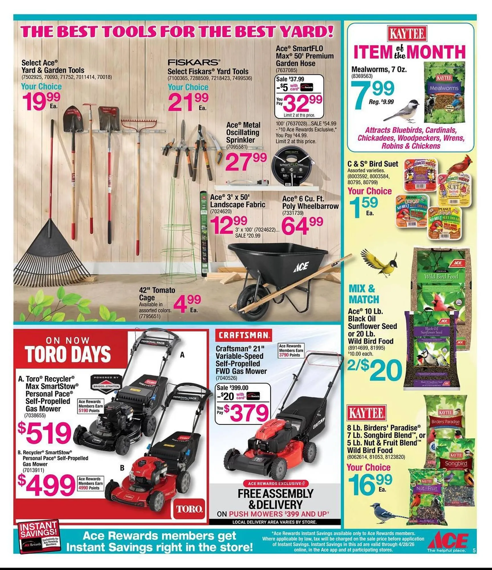Weekly ad Ace Hardware flyer from April 14 to April 27 2026 - Page 5