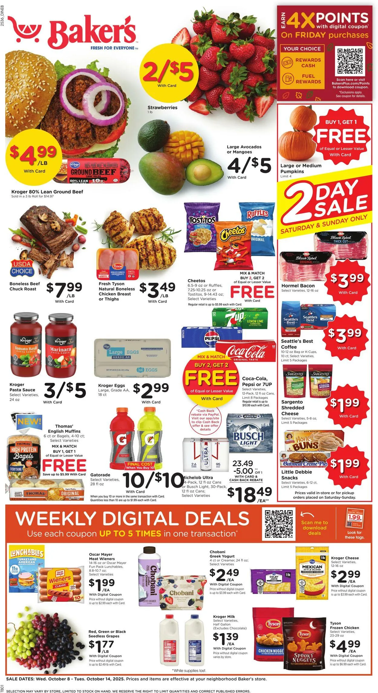 Weekly ad Baker's from October 8 to October 14 2025 - Page 1