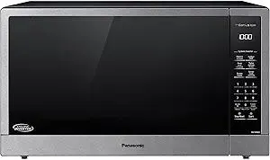 Panasonic NN-SN98JS Microwave Oven Stainless Steel Countertop/Built-In with Inverter Technology and Genius Sensor, 2.2 Cubic Foot