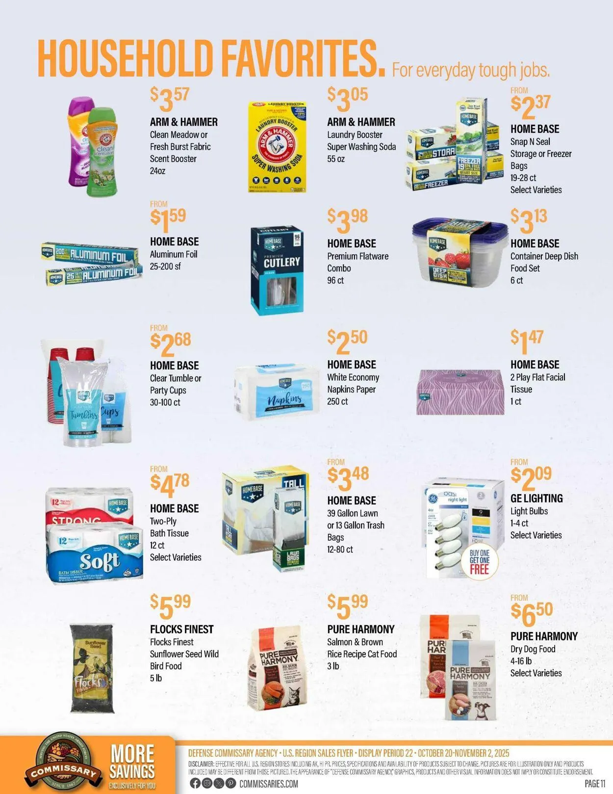 Weekly ad Commissary - Fort Irwin from October 20 to November 2 2025 - Page 11