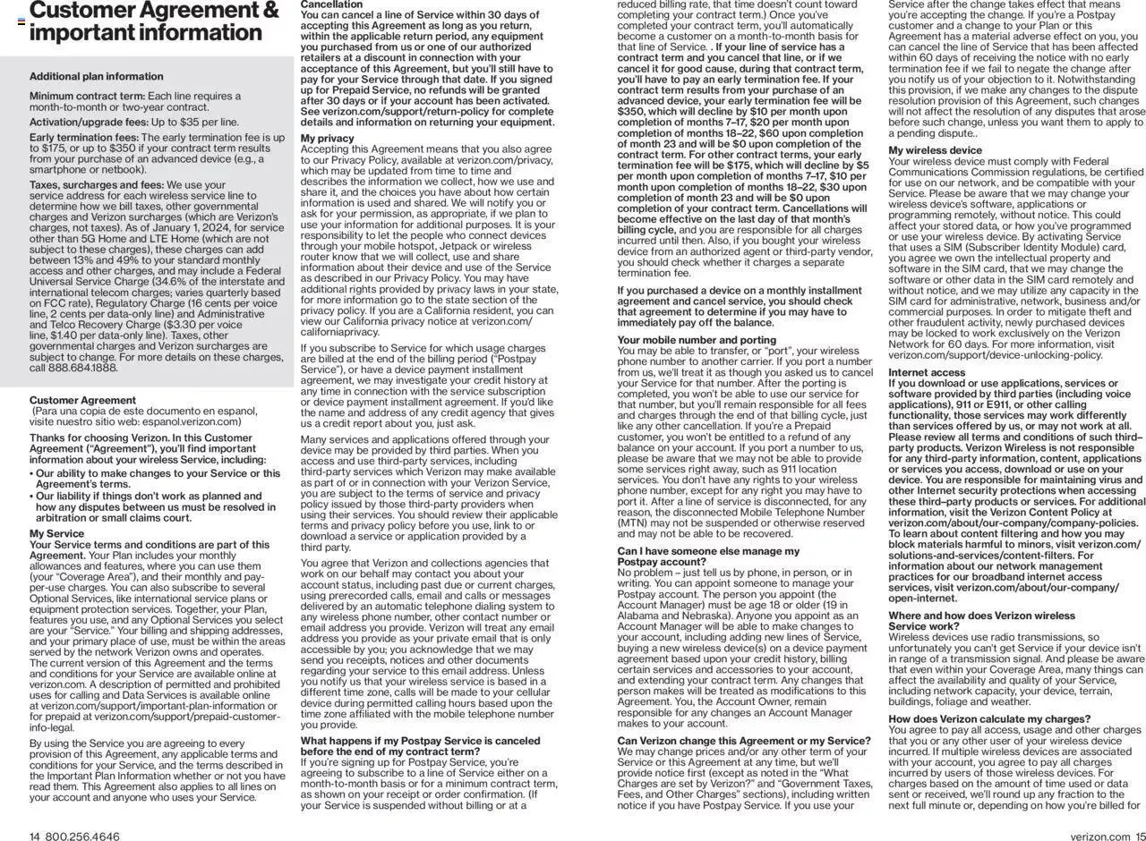 Weekly ad Verizon - Brochure from January 1 to December 31 2024 - Page 8