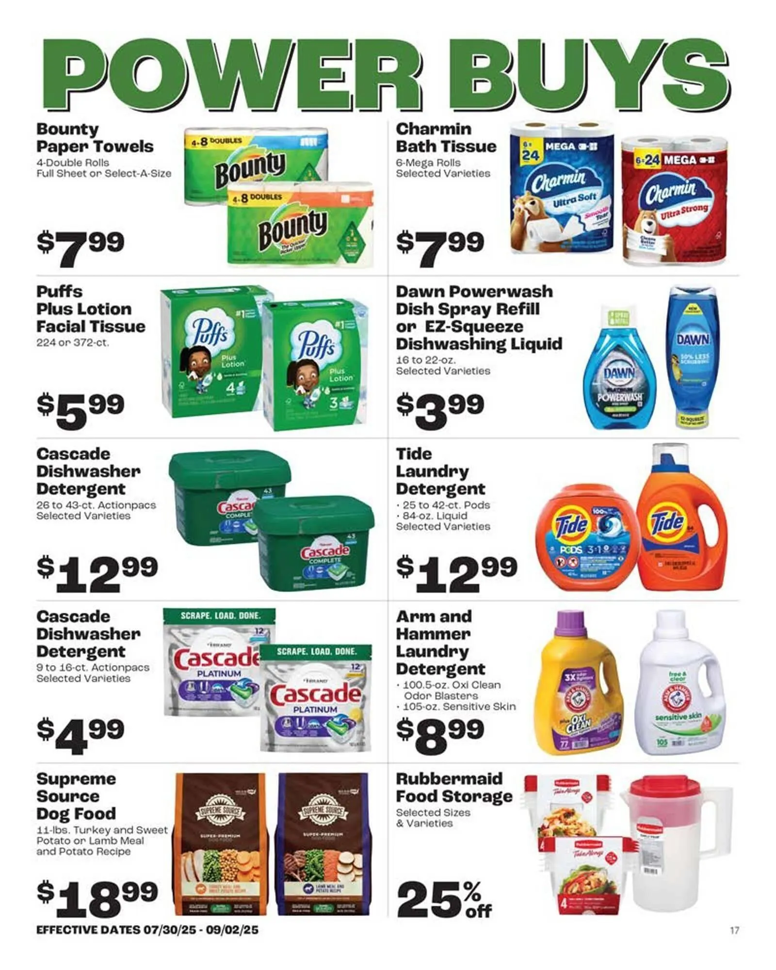 Weekly ad Rosauers Weekly Ad from July 30 to September 2 2025 - Page 17
