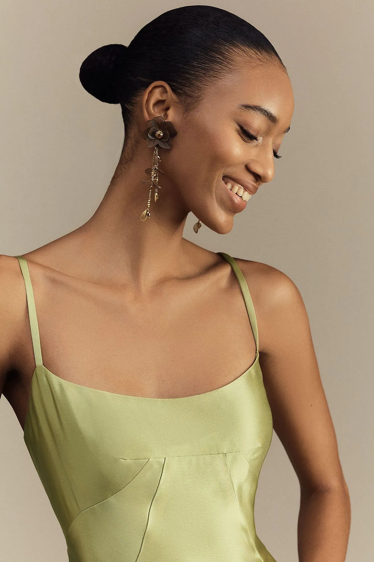 Mare Mare Emmy Satin Corset Maxi Dress