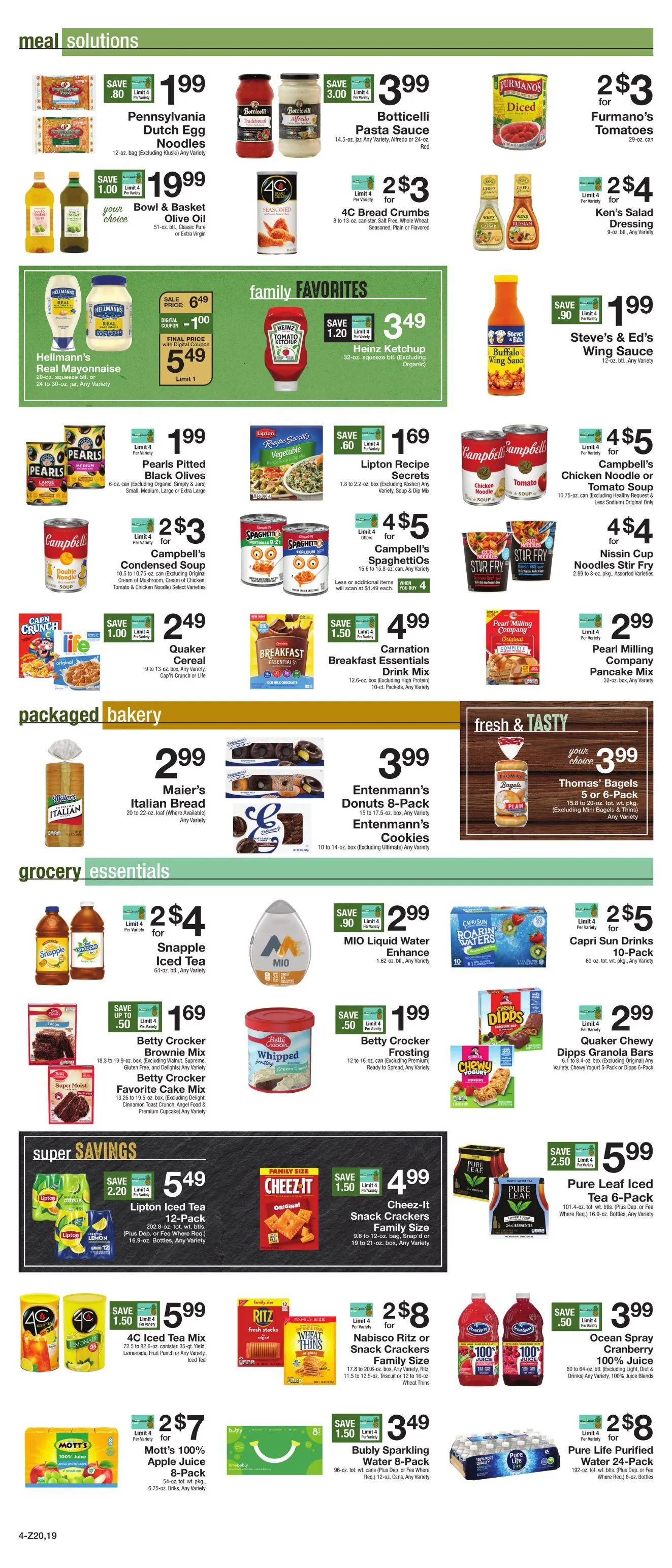 Weekly ad Gerrity's Supermarkets Current weekly ad from October 4 to October 10 2024 - Page 4