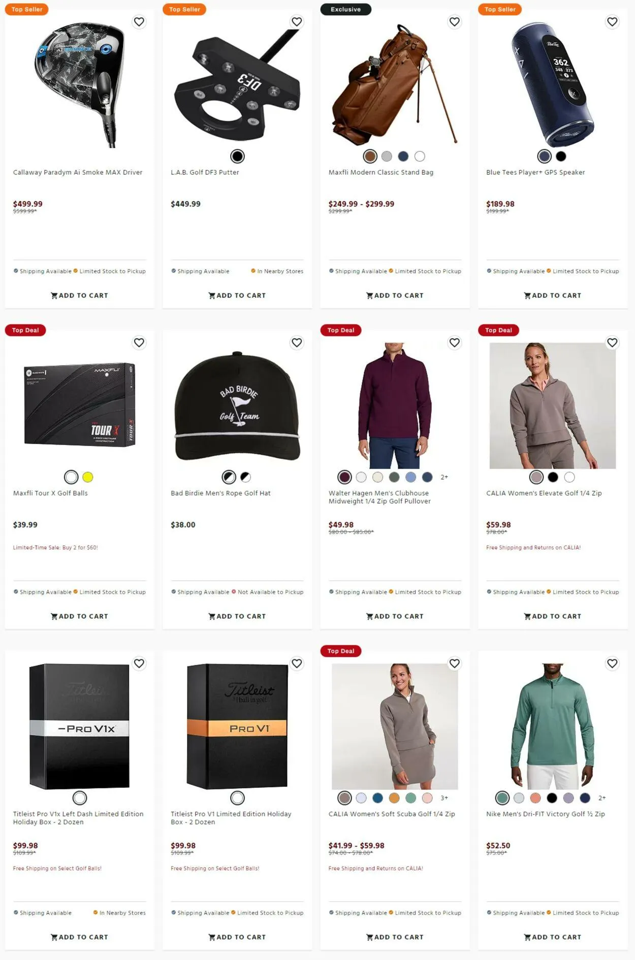 Weekly ad Golf Galaxy - Christmas 2024 from December 6 to December 31 2024 - Page 3