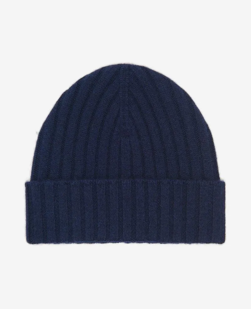 Site Exclusive! Rib Knit Wool Cashmere Beanie