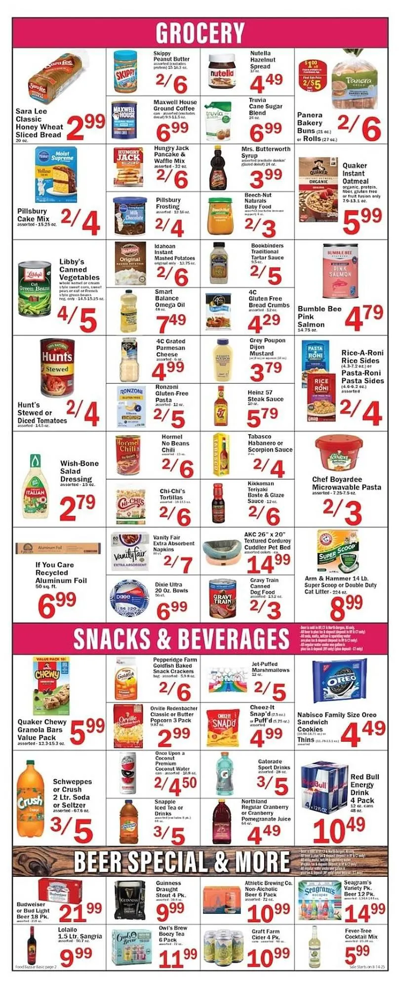 Weekly ad Food Bazaar Weekly Ad from August 14 to August 20 2025 - Page 2