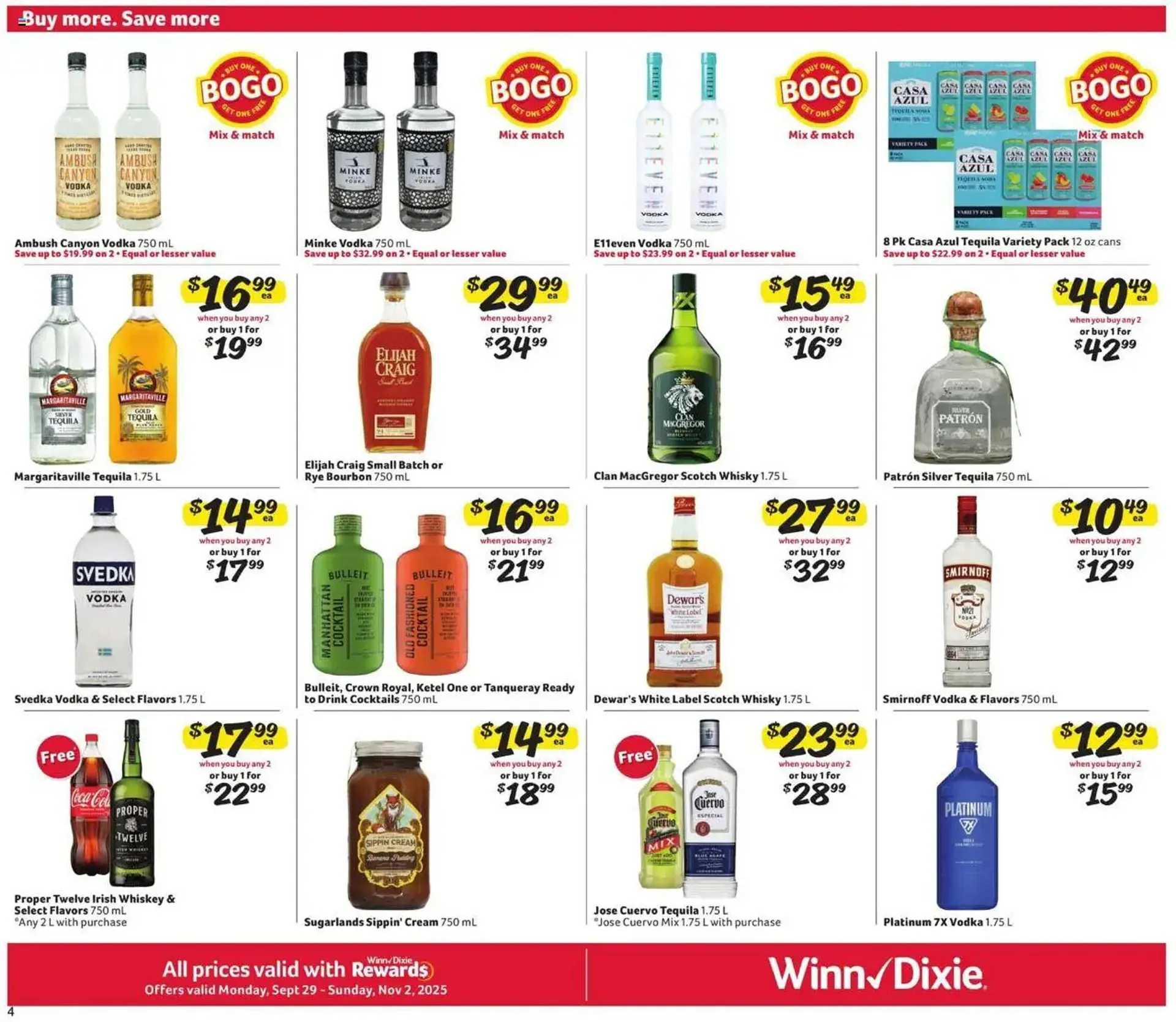 Weekly ad Winn Dixie weekly ad from September 29 to November 2 2025 - Page 4