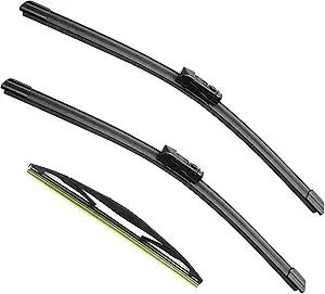 3 Factory Wiper Blade Replacement for Subaru Ascent 2019 2020 2021 2022 2023 Original Equipment Windshield Window Wiper Blades Set - 26"/20"/14"(Set of 3) Top Lock