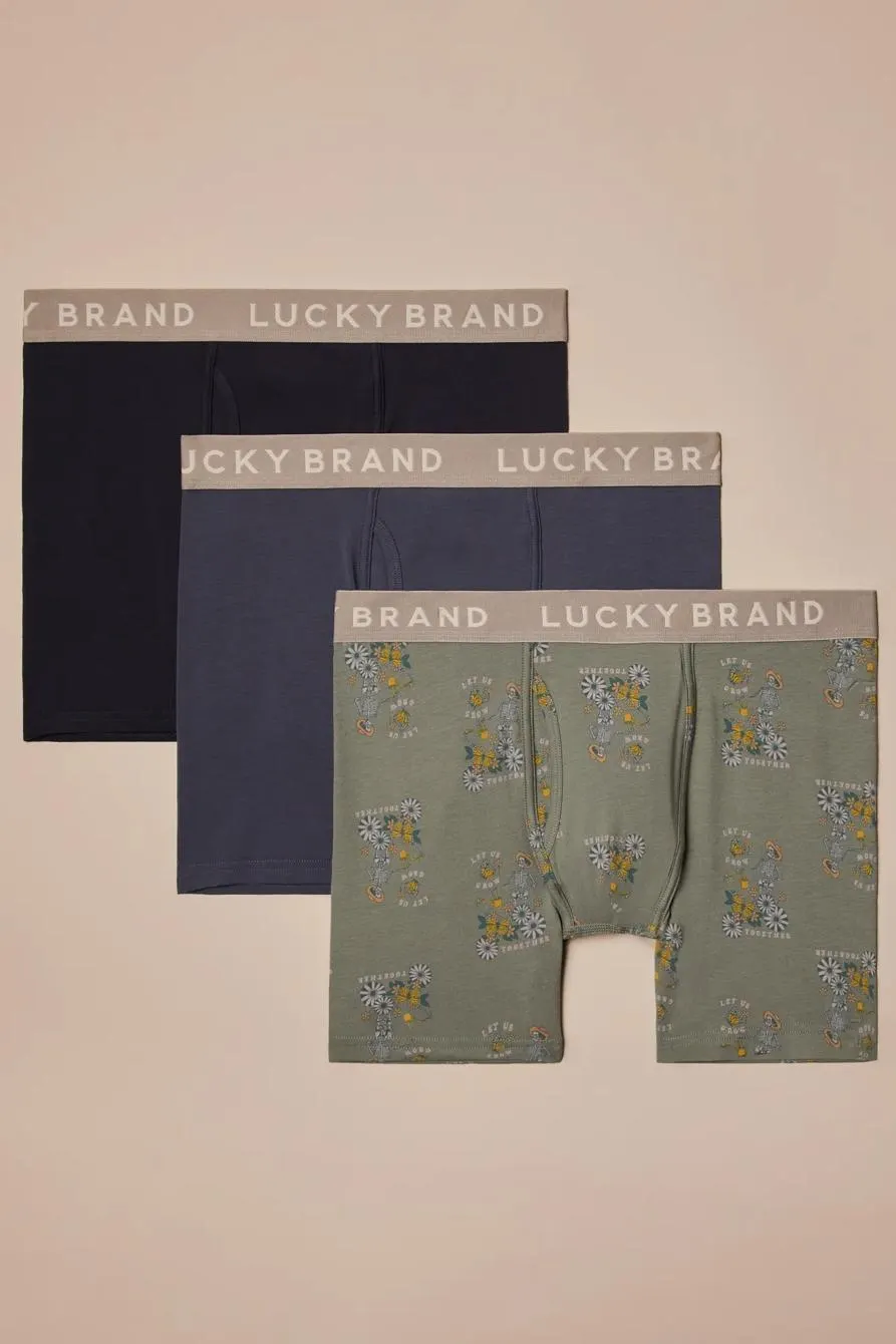 3 pack stretch boxer briefs