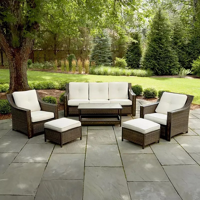 Berkley Jensen Watch Hill 6-Pc. Outdoor Aluminum Patio Conversation Set