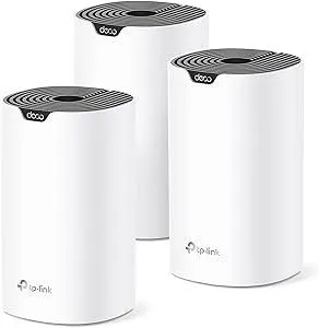 TP-Link Deco S4 Mesh AC1900 WiFi System - Up to 5,500 Sq.ft. Coverage, Replaces WiFi Router and Extender, Gigabit Ports, Works with Alexa, Deco S4(3-Pack)