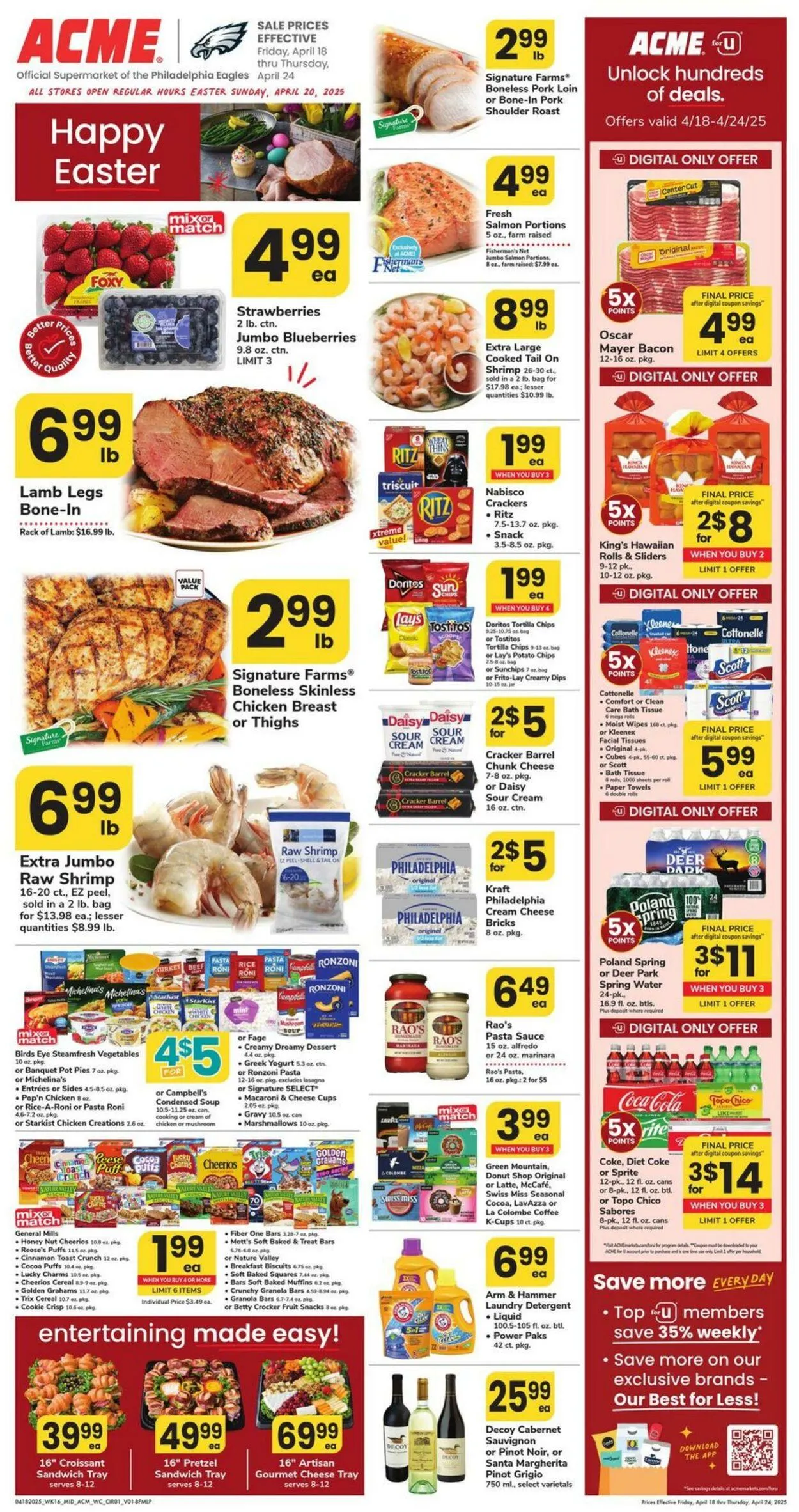 Catálogo de Acme Current weekly ad 18 de abril al 24 de abril 2025 - Página 1