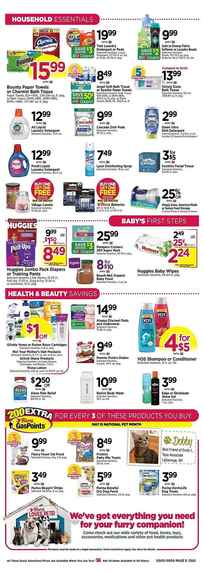 Weekly promotion Tops weekly ad spanning from May 3 to May 9 2026 - Page 5 for Catalogue 365