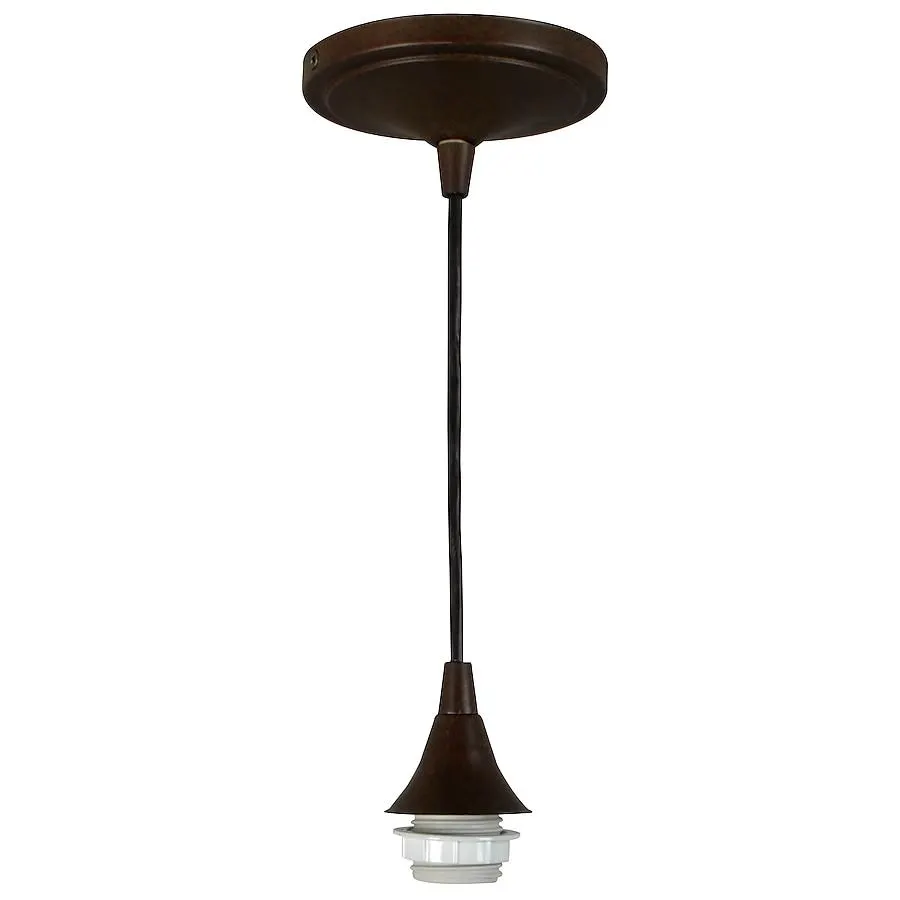 Style Selections Mix and Match 1 -Light Bronze Transitional Cylinder Mini Hanging Pendant light