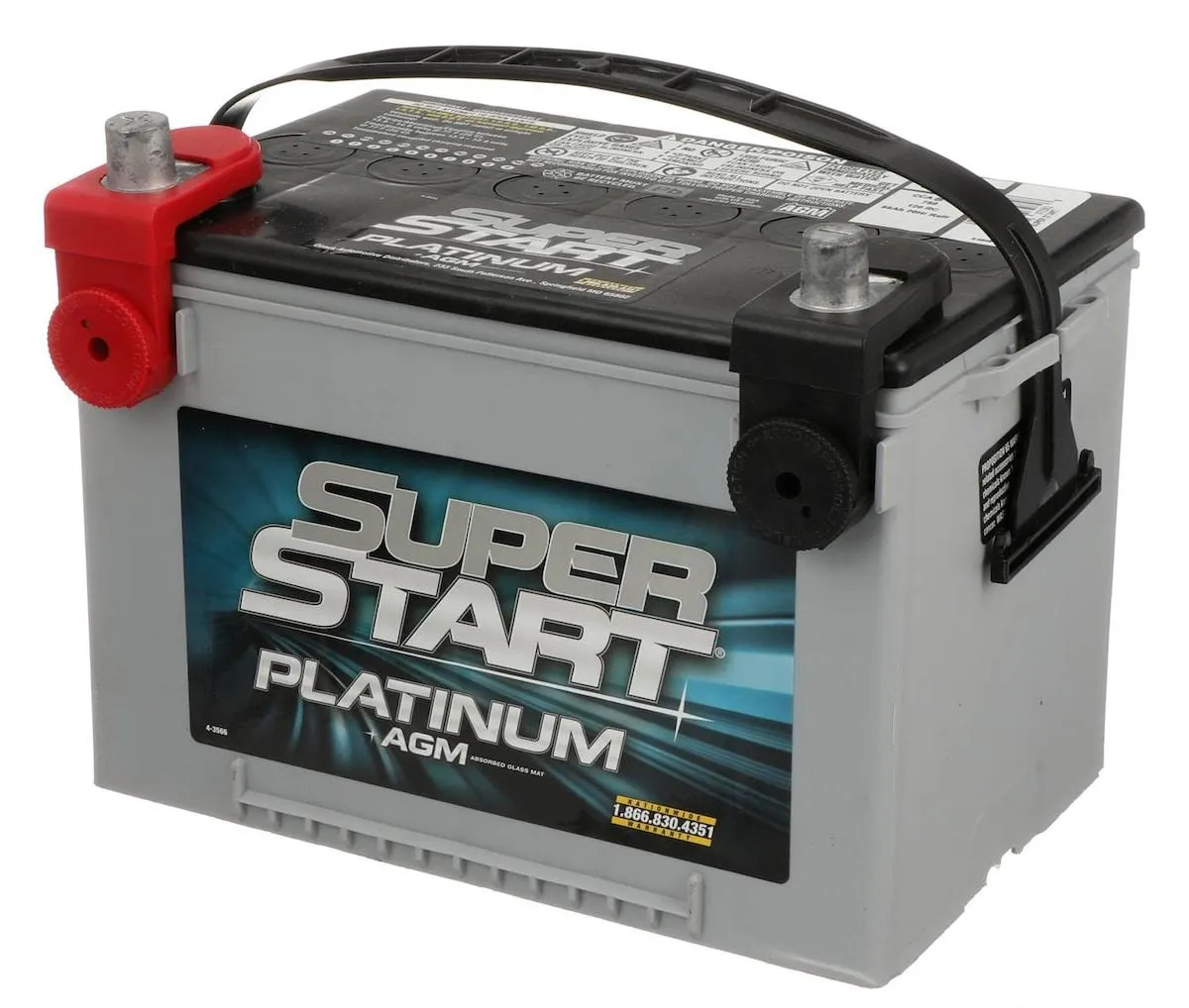 Super Start Platinum AGM Top Post, Side Post Battery Group Size 34/78 - 34/78PLT