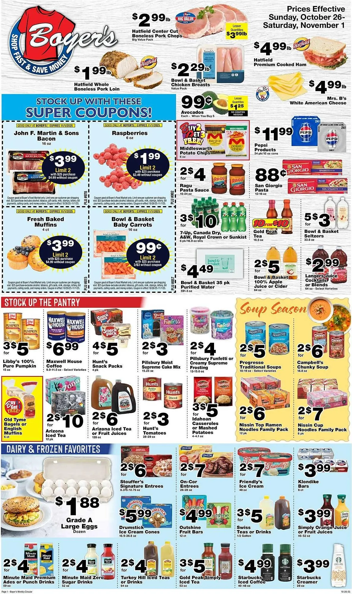 Boyers Food Markets weekly ad - 1