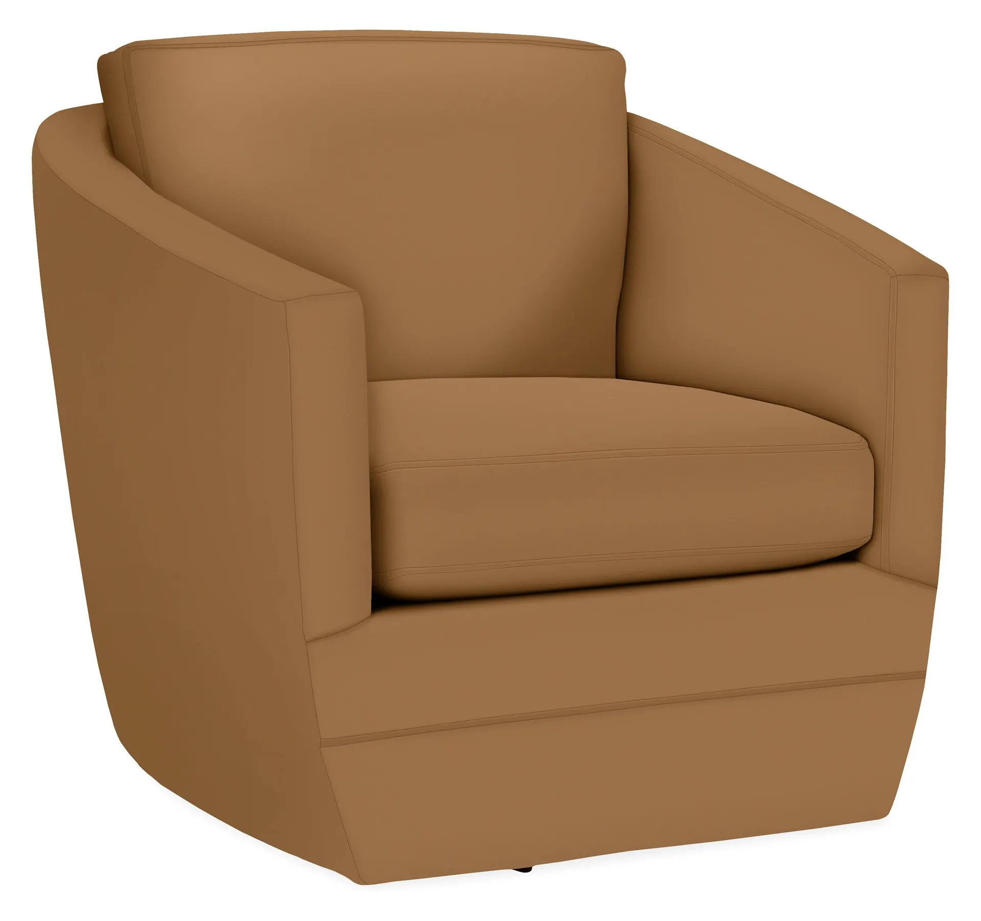 Ford Swivel Chair in Banks Camel