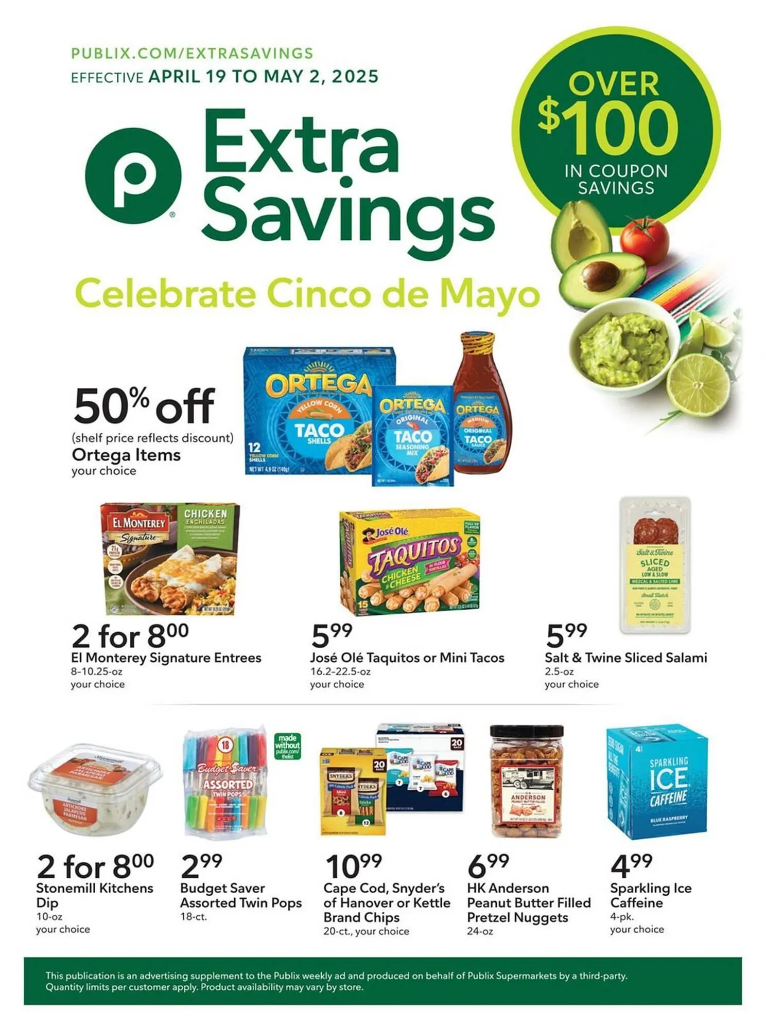 Weekly ad Publix Weekly Ad from April 20 to May 2 2025 - Page 1