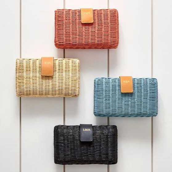 Isla Wicker Clutch