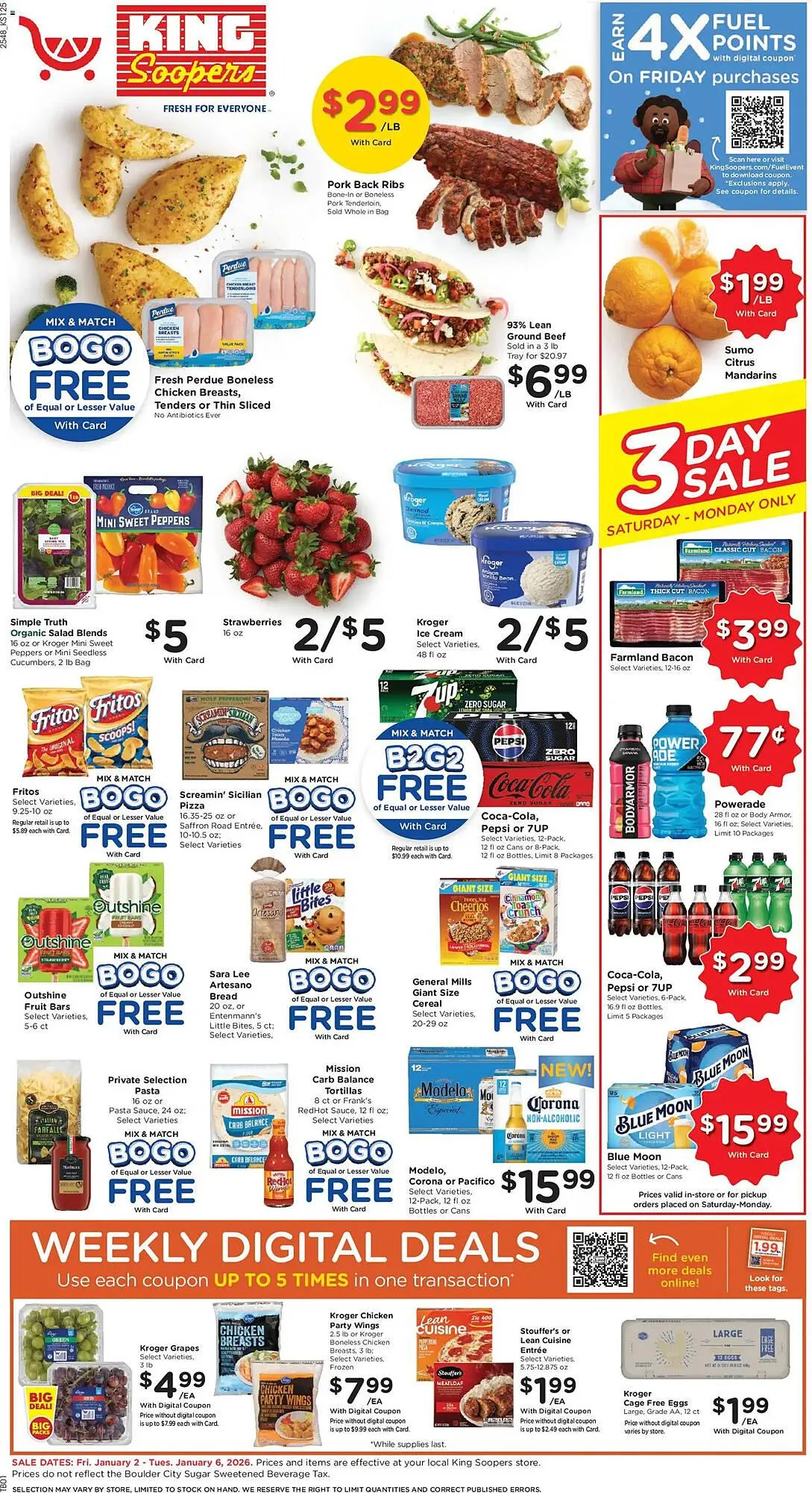 Weekly ad King Soopers weekly ad from January 2 to January 6 2026 - Page 1