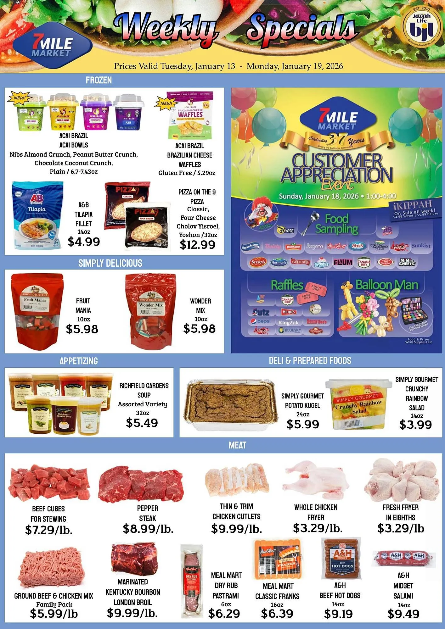 Weekly ad Seven Mile Market circular from January 13 to January 19 2026 - Page 1