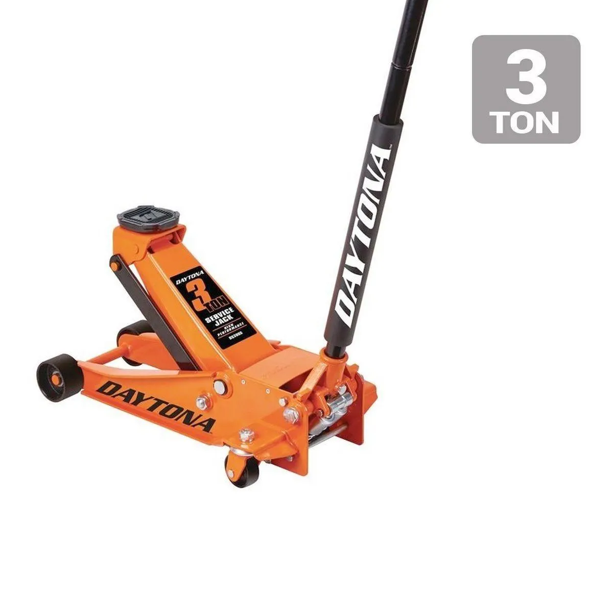 3 Ton Professional Floor Jack with RAPID PUMP, Orange
