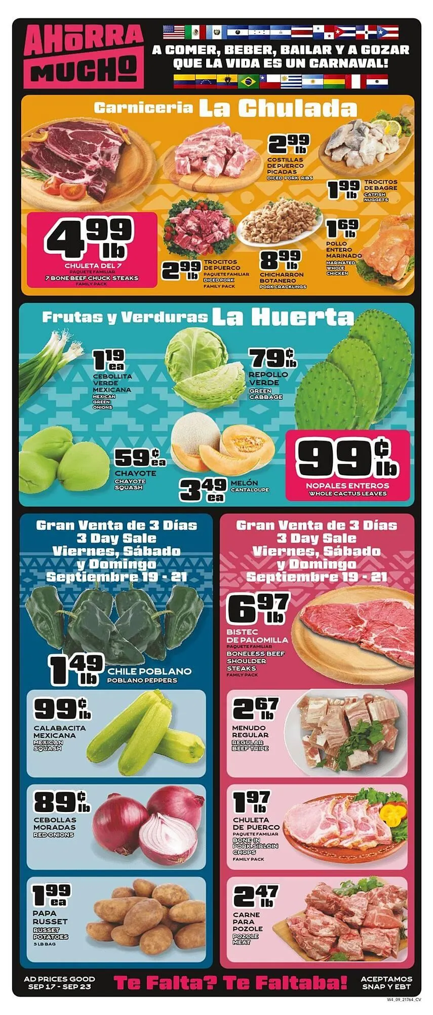 Weekly ad Save a Lot weekly ad from September 17 to September 23 2025 - Page 1