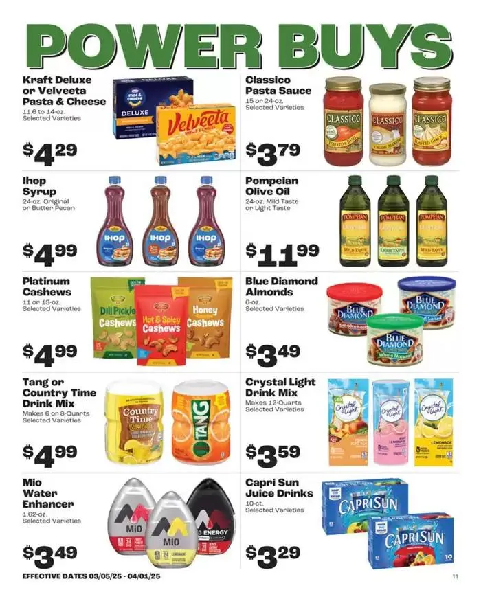 Weekly ad Rosauers Monthly Power Buys from March 5 to April 1 2025 - Page 11