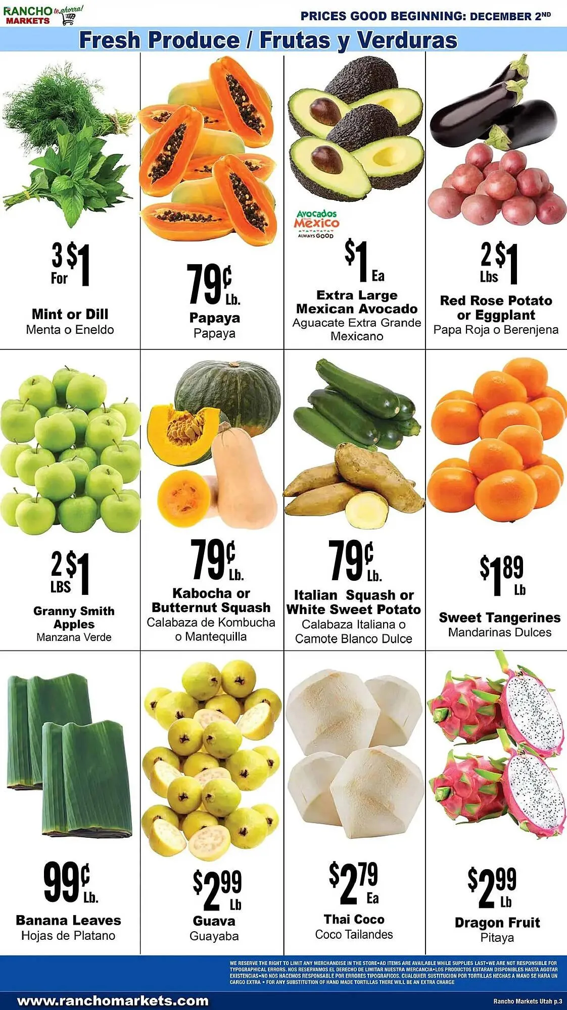 Weekly ad Rancho Markets weekly ad from December 2 to December 9 2025 - Page 3