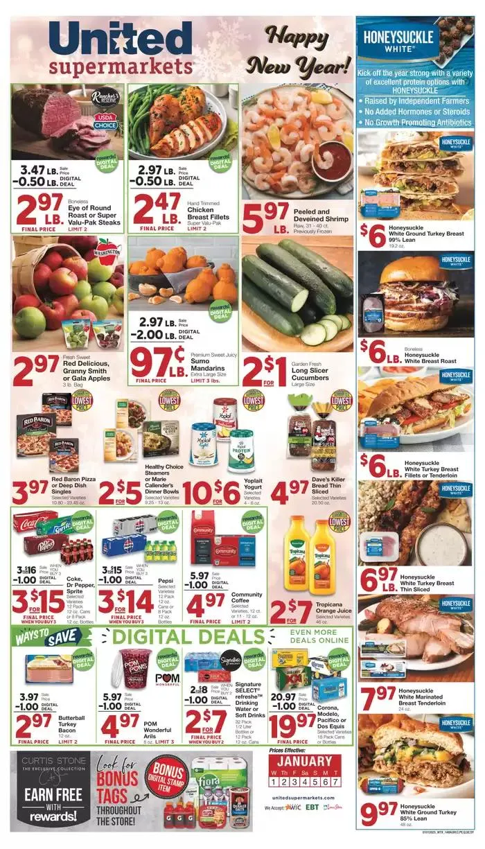 Weekly ad Discover attractive offers from December 31 to January 7 2025 - Page 1