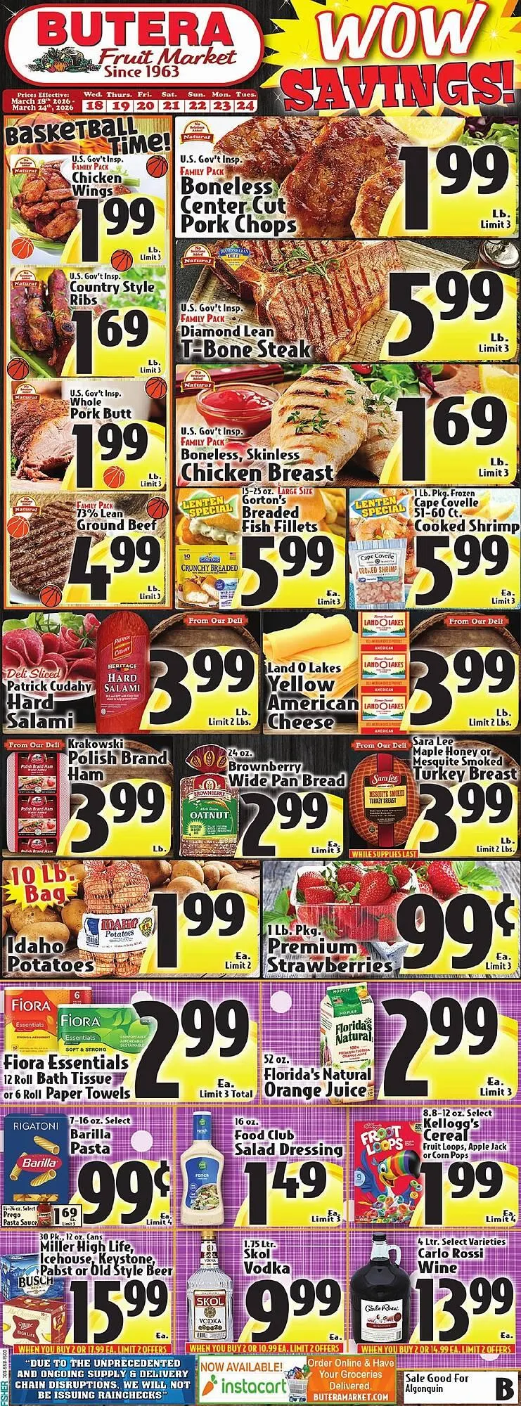 Weekly ad Butera weekly ad from March 18 to March 24 2026 - Page 1