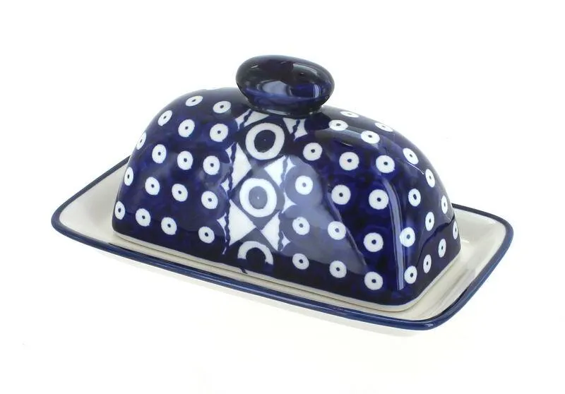 Blue Rose Polish Pottery Xandra Butter Dish