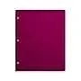 Staples Matte 3-Hole Punched 4-Pocket Paper Presentation Folder,