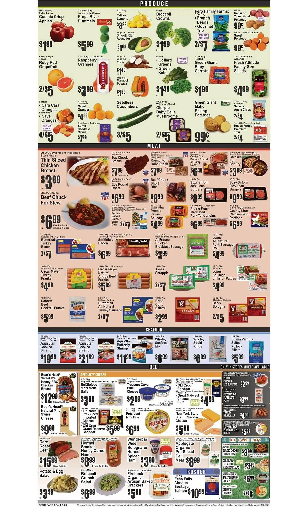 Weekly ad Food Universe circular from January 9 to January 15 2026 - Page 5