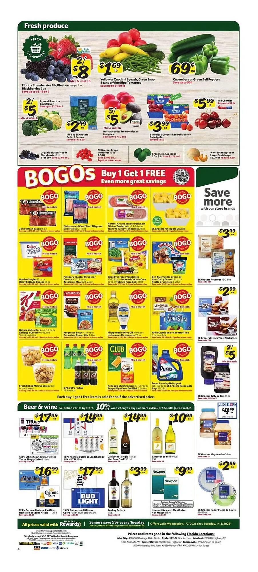 Weekly ad Harveys Supermarkets weekly ad from January 7 to January 13 2026 - Page 6