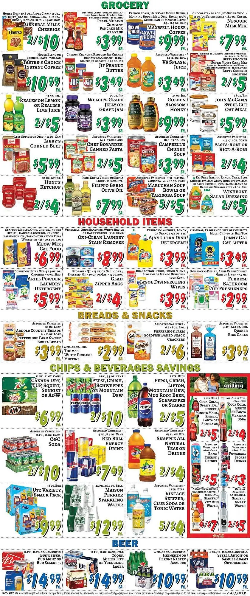 Weekly promotion Trade Fair Supermarket weekly ad spanning from September 12 to September 18 2025 - Page 4 for Catalogue 365