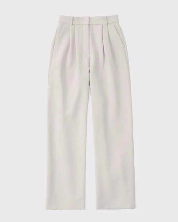 A&F Sloane Tailored Wide Leg Pant