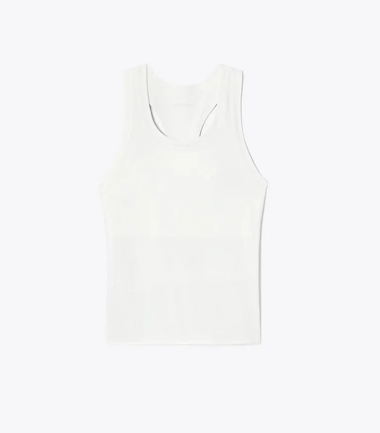 PERFORMANCE JERSEY RACERBACK TENNIS TANK