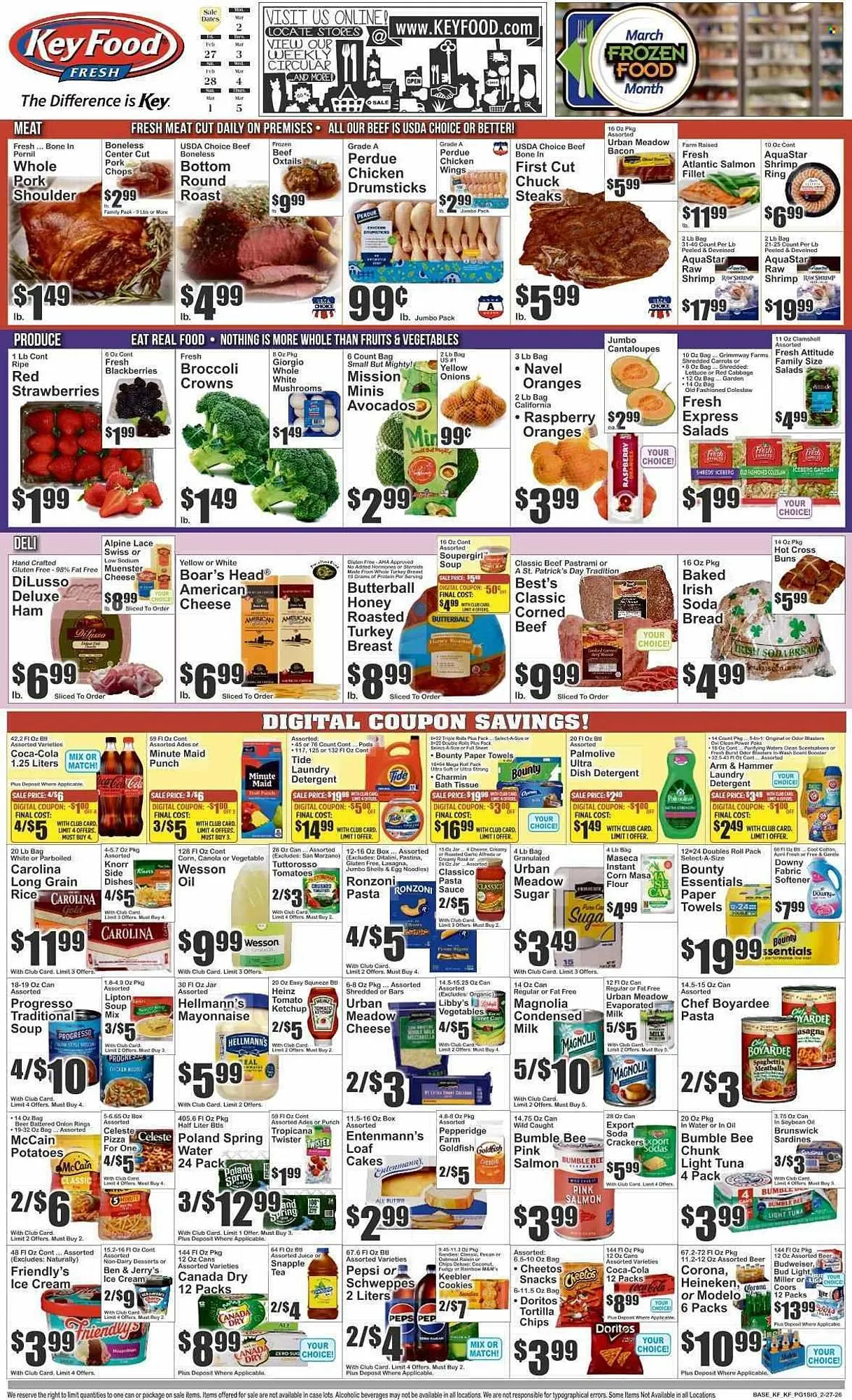 Weekly ad Key Food circular from February 27 to March 5 2026 - Page 1