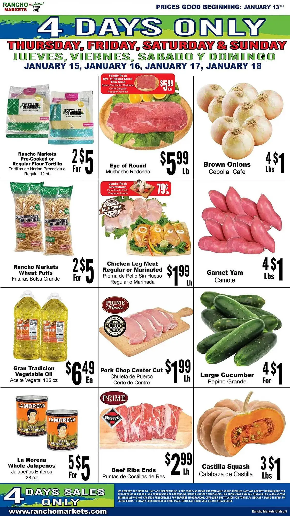Weekly ad Rancho Markets weekly ad from January 13 to January 19 2026 - Page 5